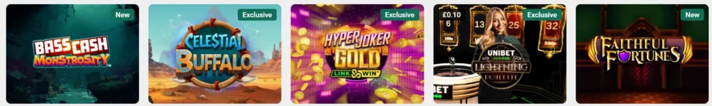 Games at Unibet